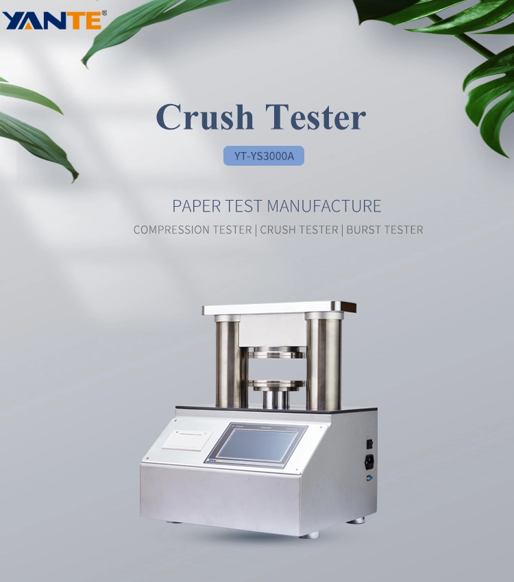 Lab Hardness Crush Tester Crushing Hardness Test Equipment