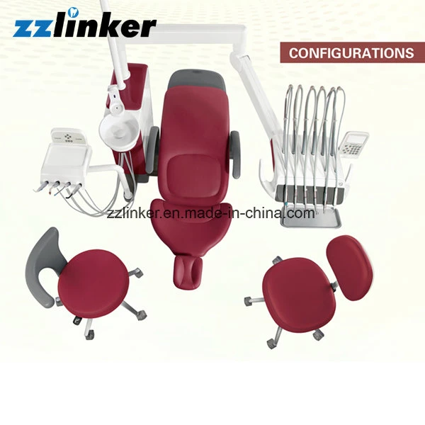 LK-AY03 Foshan Dental Unit Chair Equipment Prices with Moving Cart and Other Spare Parts